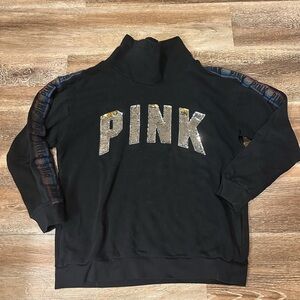 Victoria's Secret PINK Black Sweatshirt